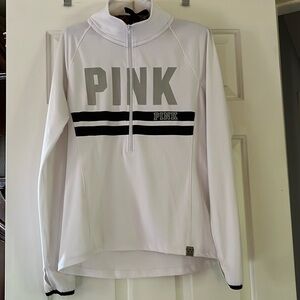 Pink Victoria’s Secret activewear Quarter zip